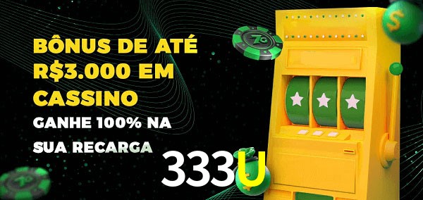333U melhor bônus de depósito