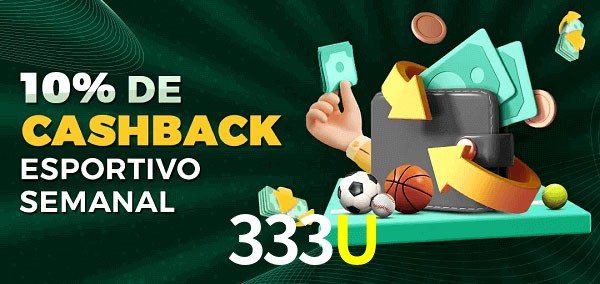 10% de bônus de cashback na 333U